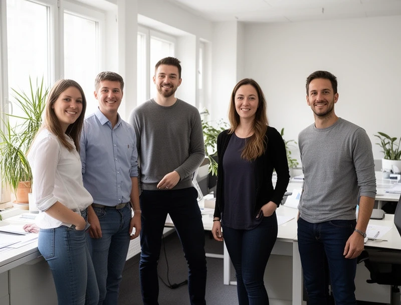 PitchWerk Team beim Training